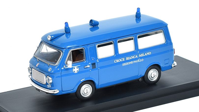 Fiat 238 Ambulance Bílý Kříž Milan Sekce Paullo 1970 1:43 - Rio Models