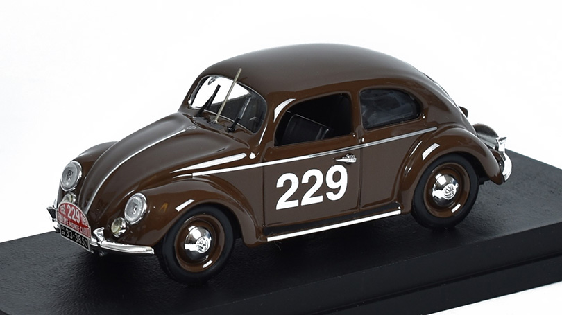 Volkswagen Beetle #229 Rally Monte-Carlo 1952 Nathan/Schellhaas 1:43 Rio Models