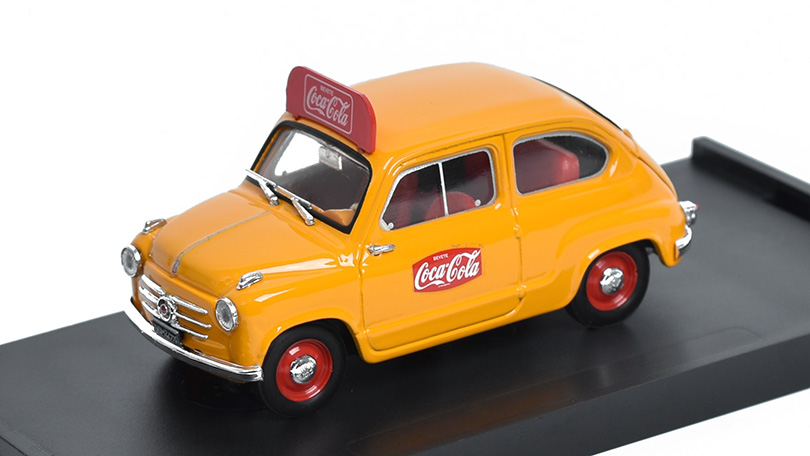 FIAT 600 1a serie 1960 Coca Cola 1:43 - Brumm 