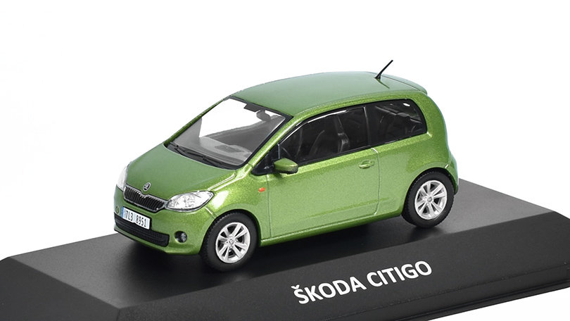 Škoda Citigo 2011 1:43 Kaleidoskop slavných vozů časopis s modelem #52