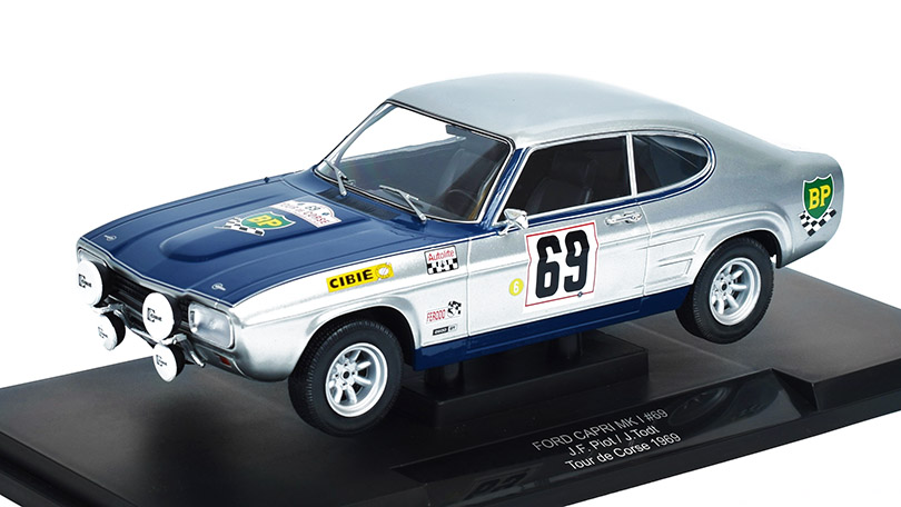 Ford Capri MK1 2600 GT #69 Rally Tour de Corse 1969 Piot/Todt 1:18 - MCG