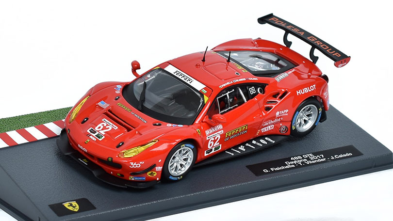 Ferrari 488 GTE #62 Daytona 2017 1:43 - SpecialC časopis s modelem