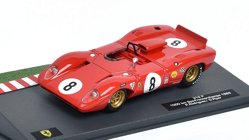 Ferrari 312 P #8 Spa-Francorchamps 1969 1:43 - SpecialC časopis s modelem 