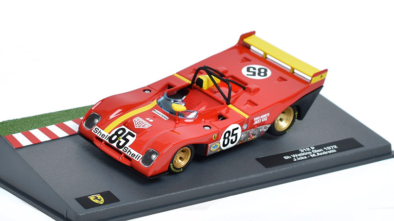 Ferrari 312 P #85 Watkins Glen 1972 1:43 - SpecialC časopis s modelem