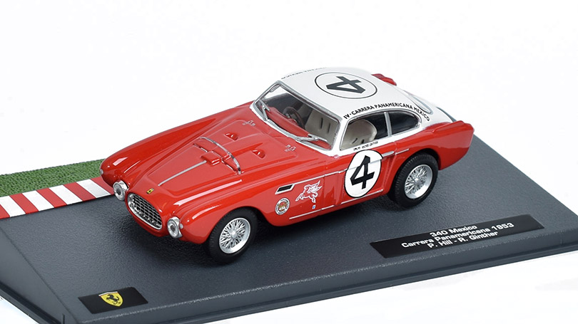 Ferrari 340 Mexico #4 Carrera 1953 1:43 - SpecialC časopis s modelem