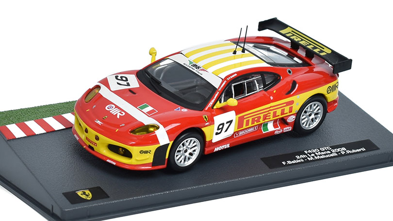 Ferrari F430 GTC #97 Le Mans 2008 1:43 - SpecialC časopis s modelem