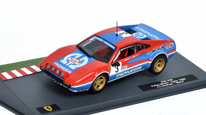 Ferrari 308 GTB #3 Rallye Monte-Carlo 1982 1:43 - SpecialC časopis s modelem