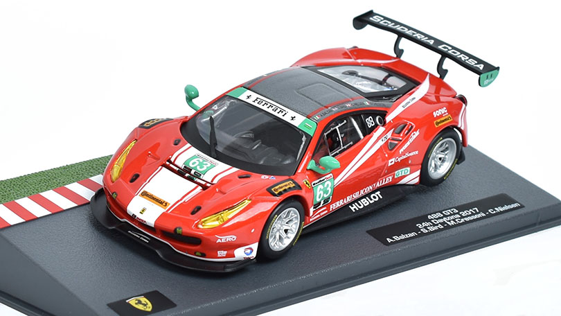 Ferrari 488 GT3 #63 Daytona 2017 1:43 - SpecialC časopis s modelem