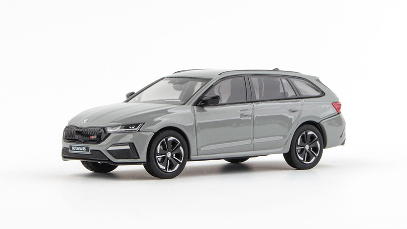 Škoda Octavia IV Combi RS 2020 Šedá Steel Uni 1:43 - Abrex