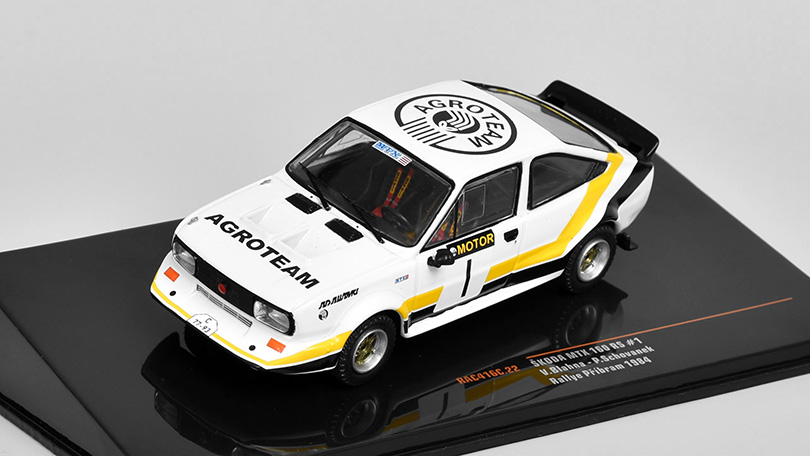 Škoda MTX 160 RS #1 Rallye Příbram 1984 Blahna/Schovanek 1:43 - IXO Models