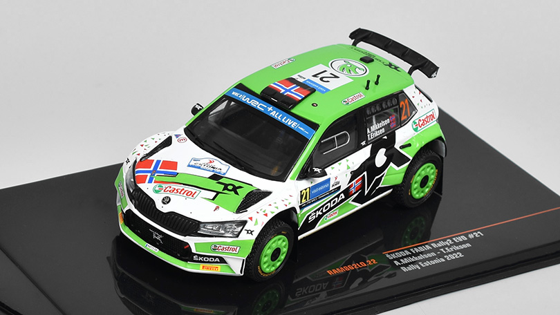 Škoda Fabia Rally2 EVO #21 Rally Estonia 2022 Mikkelsen/Eriksen 1:43 - IXO