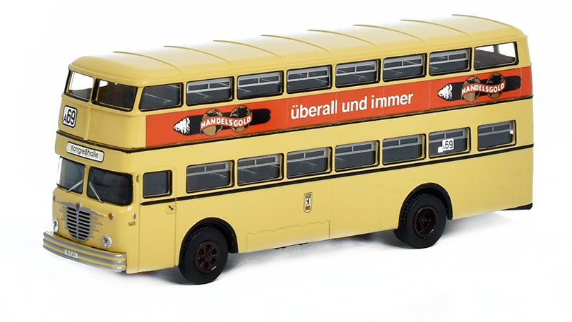 Bussing D2U Handelsgold 1:87 - Brekina