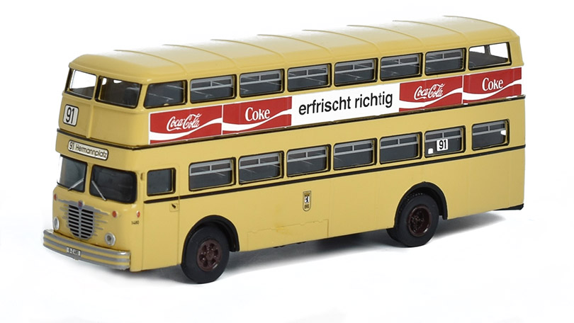 Bussing D2U Braune Brause Coca Cola 1:87 - Brekina