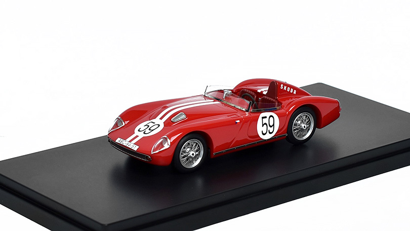 Škoda 1100 OHC Spider #59 Rusko 1958 1:43 - FoxToys