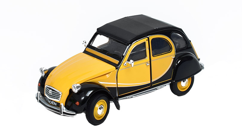 Citroen 2CV 6 Charleston žlutá 1:24 - Welly