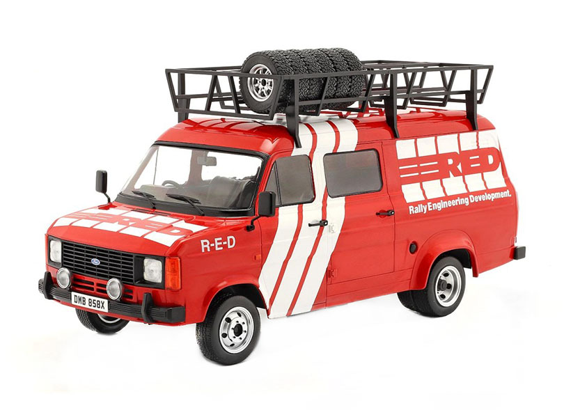 Ford Transit MK II R.E.D. Ralley Assistence 1985 1:18 - IXO Models