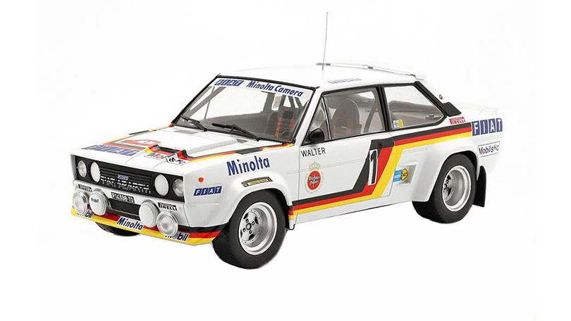 Fiat 131 Abarth #1 Rally Hunsruck 1979 W.Rohrl  1:18 - IXO Models