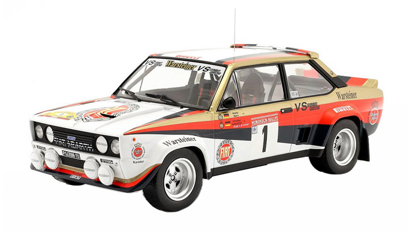 Fiat 131 Abarth #1 Rally Hunsruck 1980 W.Rohrl  1:18 - IXO Models