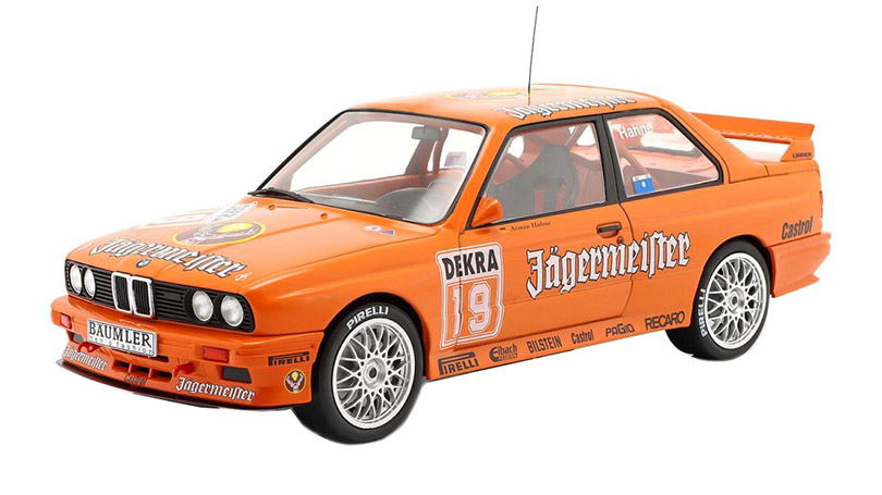 BMW M3 E30 #19 Jagermeister DTM Nurburgring 1992 A. Hahne 1:18 - IXO Models