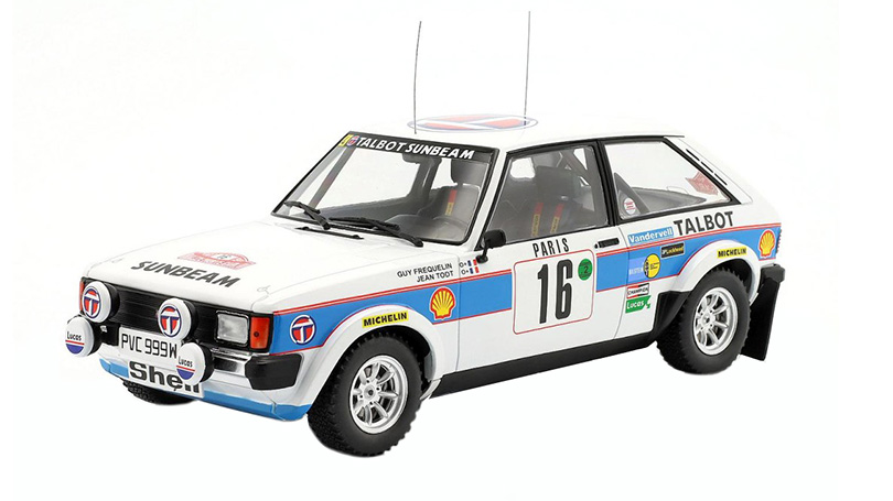 Talbot Sunbeam Lotus #16 Rally Monte Carlo 1981 G.Frequelin 1:18 - IXO Models