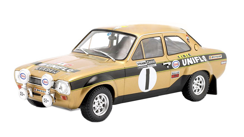 Ford Escort MK I RS 1600 #1 Welsh Rally Clark Porter 1:18 - IXO Models