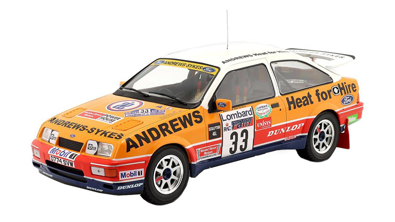 Ford Sierra RS Cosworth #33 RAC Rally 1989 R.Brookes 1:18 - IXO Models