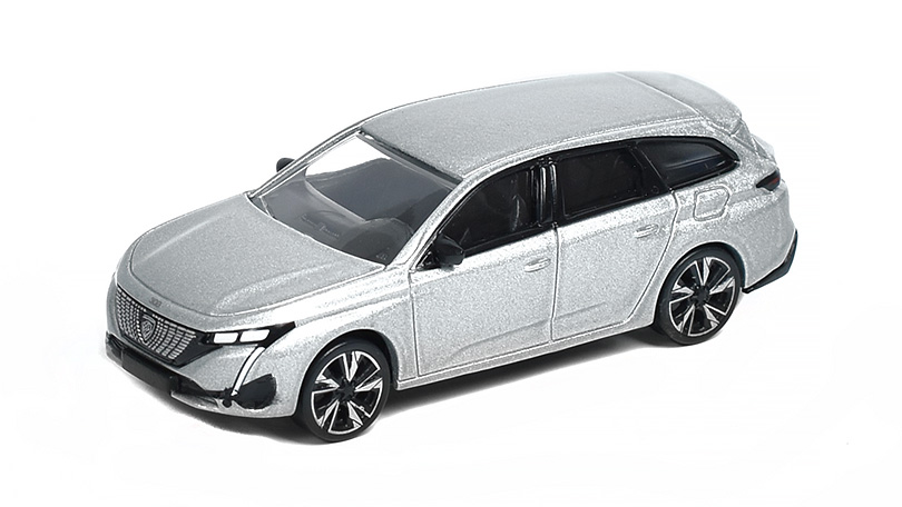 Peugeot 308 SW 2021 šedá metalíza 1:64 - NOREV 