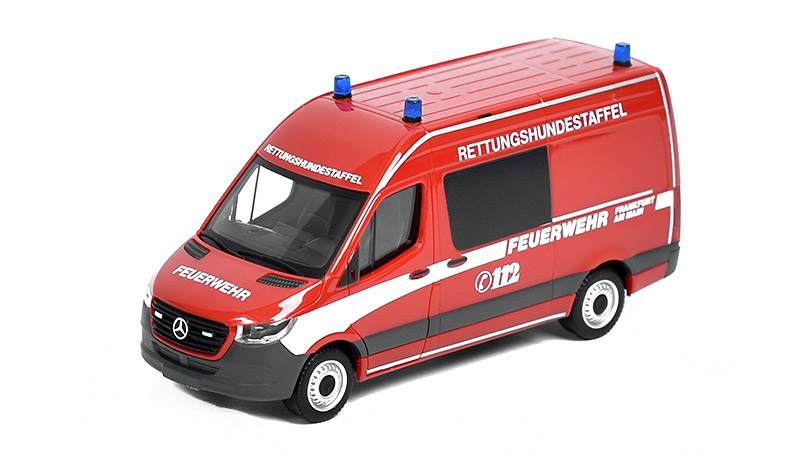 Mercedes-Benz Sprinter Feuerwehr Frankfurt - Hasiči - 1:87 - Herpa