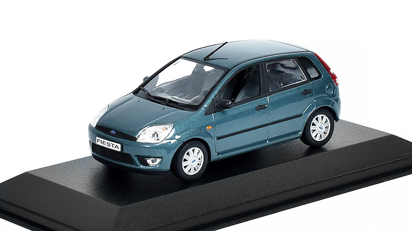 Ford Fiesta 4-door 2002 zelená 1:43 - Minichamps