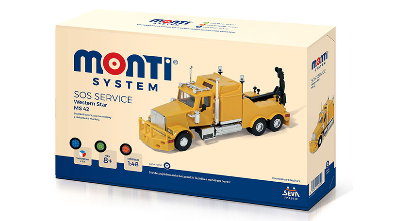 Western Star SOS Service - stavebnice 1:48 - Monti System