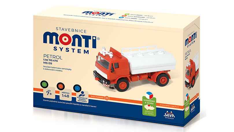 LIAZ 110.470 Petrol - stavebnice 1:48 - Monti System