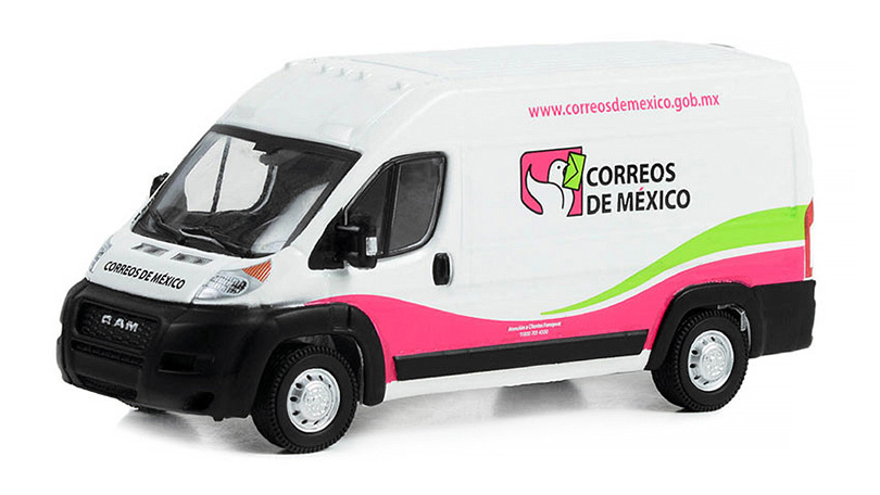 RAM ProMaster 2500 Cargo High Roof 2021 Correos de Mexico 1:64 - GreenLight