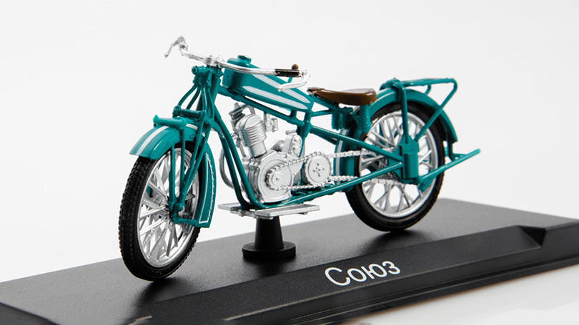 Sojuz 1:24 - MODIMIO Collections Naše Motocykly časopis s modelem #16