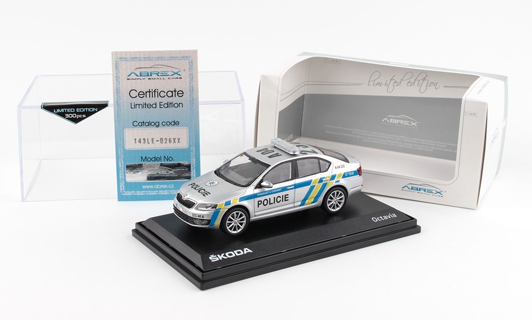 Škoda Octavia III (2012) 1:43 - Policie ČR - A04 232 Abrex