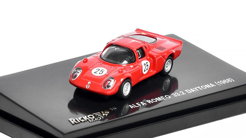 Alfa Romeo 33.2 Daytona #25 1968 Pinto/Dini 1:87 - Ricko