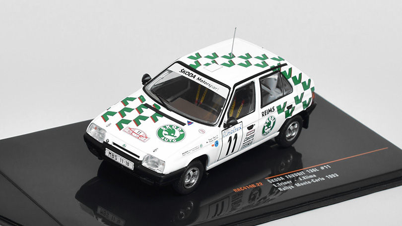 Škoda Favorit 136L #11 Rallye Monte-Carlo 1993 Triner / Klíma 1:43 - IXO Models