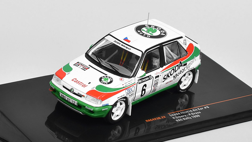 Škoda Felicia Kit Car #6 RAC Rally 1996 Sibera / Gross 1:43 - IXO Models 