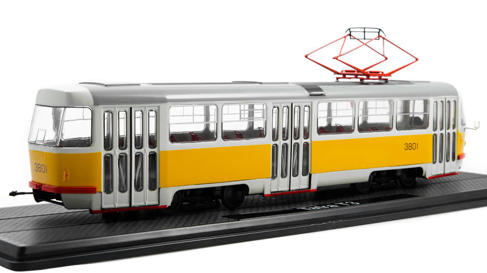 Tatra T3SU tramvaj žlutá 1:43 - SSM