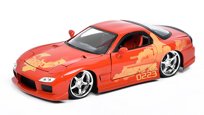 Mazda RX-7 2001 z filmu Fast and Furious II Toretto 1:24 - Jada Toys