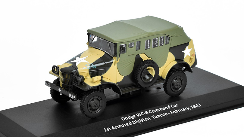 Dodge WC-6 Command Car 1:43 - DeAgostini časopis Samochody Wojskowe s modelem