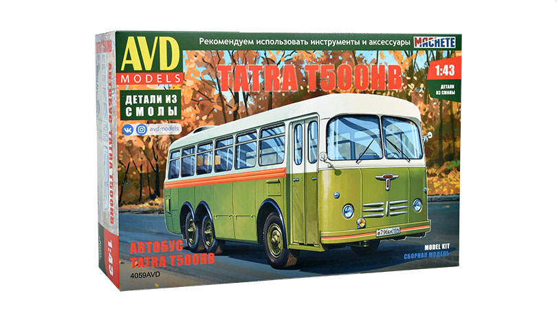 Tatra-T500HB autobus 1:43 - AVD