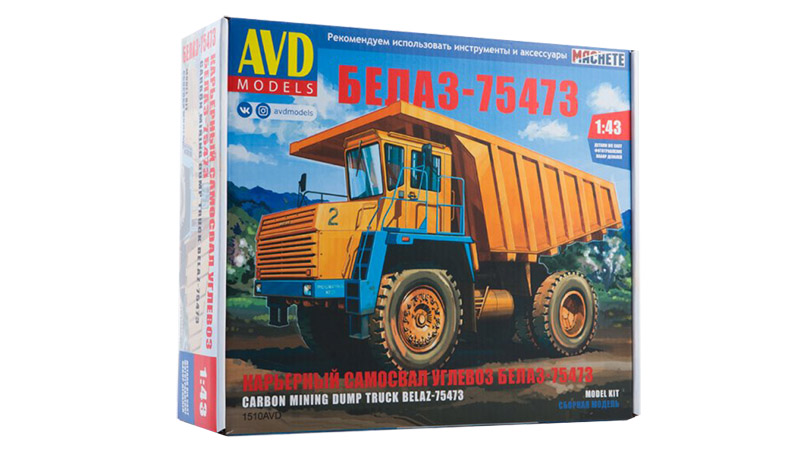 BELAZ-75473 sklápěč 1:43 - AVD