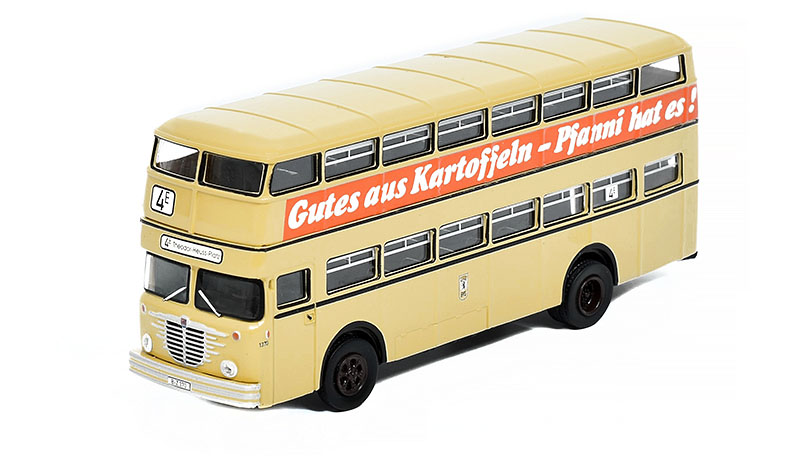 Bussing D2U BVG Pfanni 1:87 - Brekina