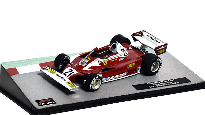 Ferrari 312 T2 N21 Gilles Villeneuve 1:43 - Formula 1 Cars časopis s modelem