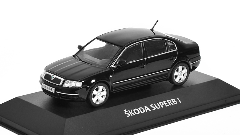 Škoda Superb I 2001 1:43 Kaleidoskop slavných vozů časopis s modelem #55