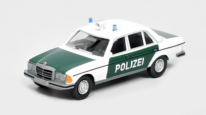 Mercedes 240 D ( W123 ) Policie 1:87 - Wiking