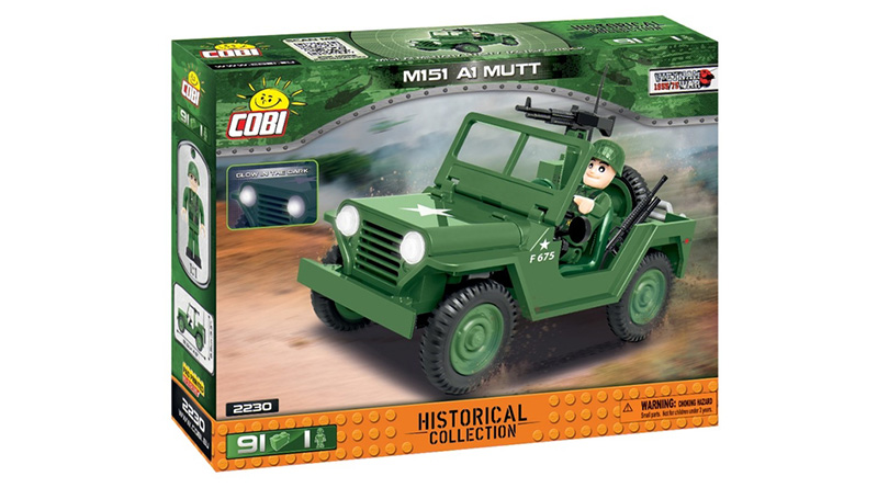 M151 A1 Mutt Americký terénní automobil - stavebnice - COBI