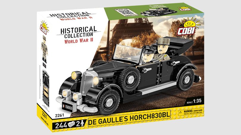 Horch 830BL Vozidlo generála Charlese De Gaulla - stavebnice 1:35 - COBI