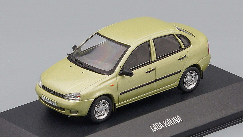 Lada Kalina 1:43 Autolegendy Rusko - DeAgostini časopis s modelem #25