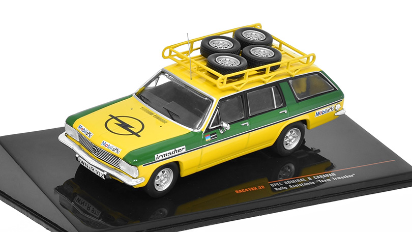 Opel Admiral S Caravan Rally Assistance Team Irmscher 1:43 - IXO Models 